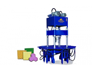 Máquina de fazer pedra de calçada, Máquina de fazer meio-fio de concreto YX-1500K