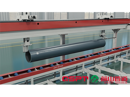 Linha de produção de carretel de tubo pré-fabricado tipo transportador modular