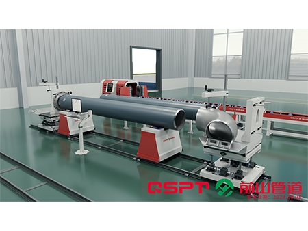 Linha de produção de carretel de tubo pré-fabricado tipo transportador modular
