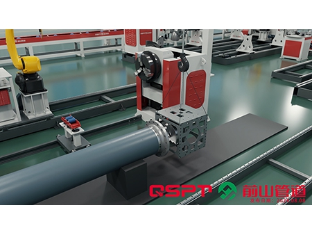 Linha de produção de carretel de tubo pré-fabricado tipo transportador modular