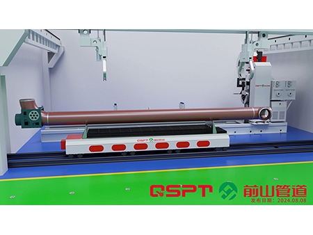 Linha de produção de carretel de tubo pré-fabricado tipo porta-paletes