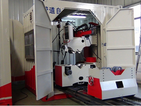 Estação de trabalho para solda de tubo automática do tipo D