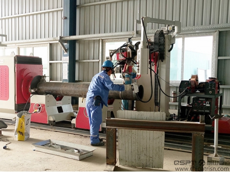 Máquina de solda de tubo automática de multi funções (TIG MIG SAW, tipo cantilever)