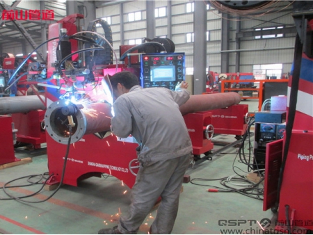 Máquina de solda automática de tubo (FCAW/GMAW)