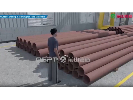 Linha de produção de carretel de tubo pré-fabricado tipo transportador modular
