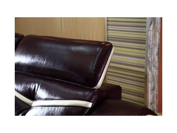 Sofá de couro genuíno contemporâneo GF096B