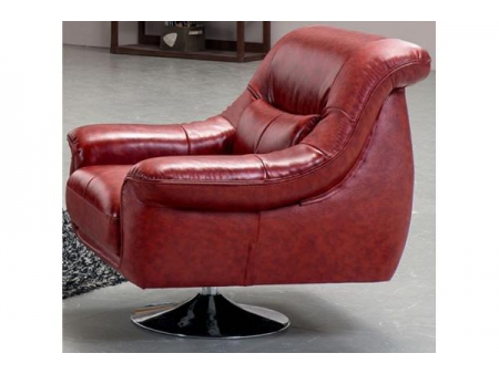 Sofá de couro genuíno contemporâneo GF091