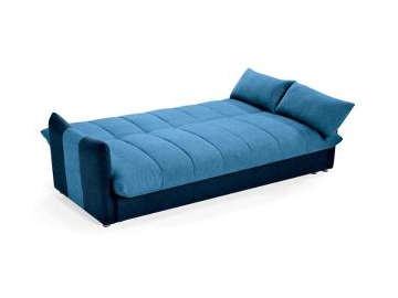 Sofá-cama de tecido para sala de estar