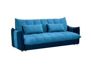 Sofá-cama de tecido para sala de estar