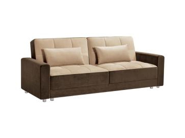 Sofá-cama de tecido dobrável