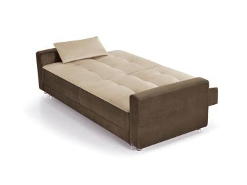 Sofá-cama de tecido dobrável