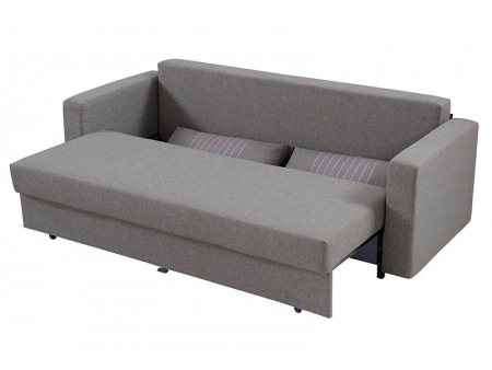 Sofá-cama de 3 lugares com baú