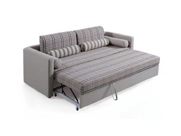Sofá-cama retrátil de tecido