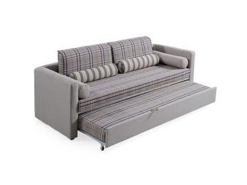 Sofá-cama retrátil de tecido