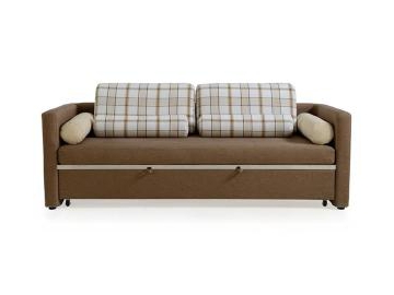 Sofá-cama retrátil de tecido