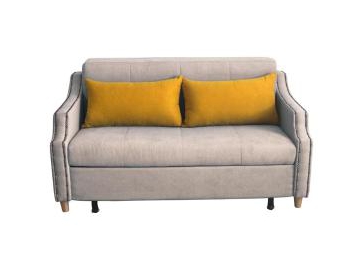 Sofá-cama retrátil com baú