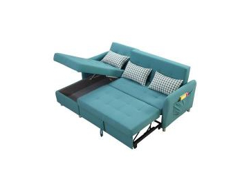 Sofá-cama com baú AD102