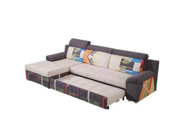 Sofá-cama com baú AD159