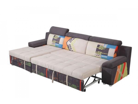 Sofá-cama com baú AD159