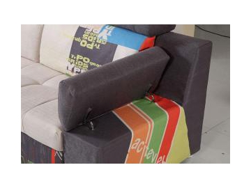 Sofá-cama com baú AD159