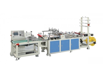 Máquina de fabricar sacola RFQ500/600/700C, Fabricante de sacola zíper com corte a quente
