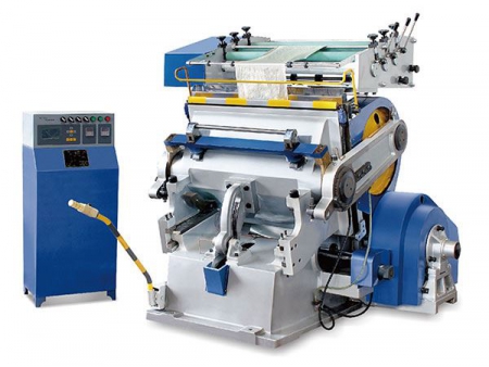 Máquina de corte e estampagem a quente - manual fed