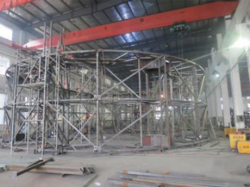 Plataforma hidráulica para manutenção marítima