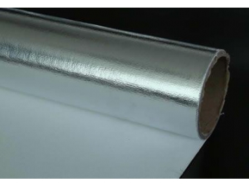 Tecido aluminizado retardador de chamas