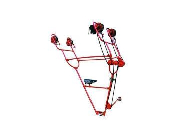 Carro para duas linhas de condutores