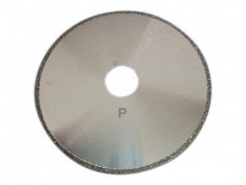 Disco diamantado electrodepositado contínuo