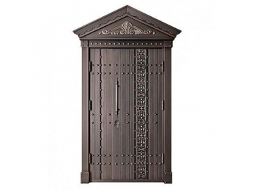 Porta de segurança em cobre para hotel