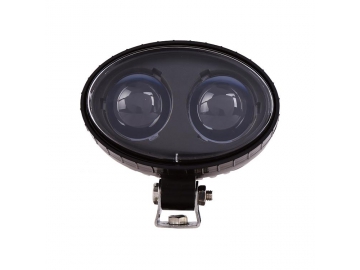 Holofote com 2 LEDs de segurança azul para empilhadeira