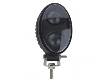 Holofote vertical com 2 LEDs de segurança azul para empilhadeira