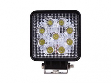 Farol quadrado de LED de 4 pol. e 27W para empilhadeira
