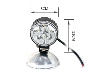 Farol auxiliar de LED redondo de 3 pol. e 12W