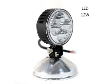 Farol auxiliar de LED redondo de 3 pol. e 12W