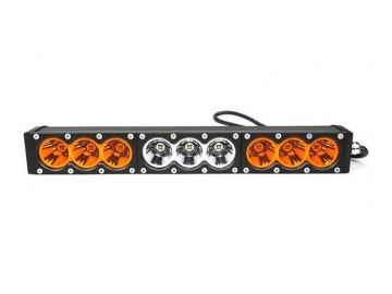 Barra de LED linha única nas cores branca e âmbar da Cree 10W