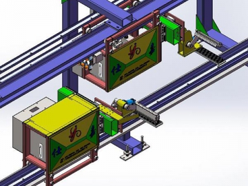 Endireitadeira para perfis extrudados de alumínio