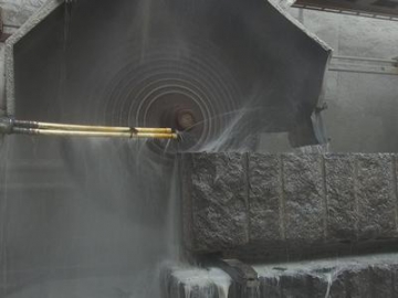 Serra ponte para corte em bloco de pedra, mármore e granito