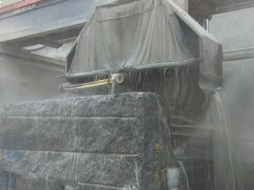 Serra ponte para corte em bloco de pedra, mármore e granito