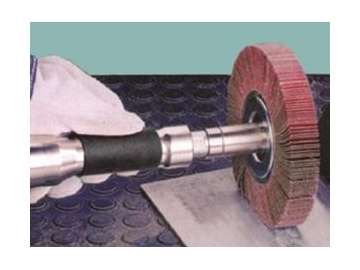 Roda flap flangeada de óxido de zircónio