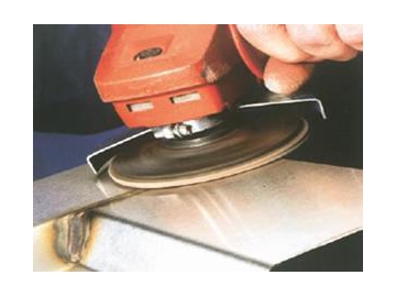 Discos flap de feltro sintético para polimento