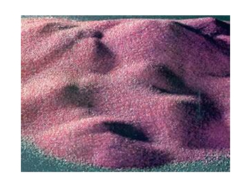 Grão abrasivo de alumina fundida cor de rosa