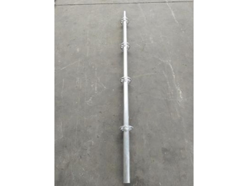 Barra tipo ringlock para andaime multidirecional