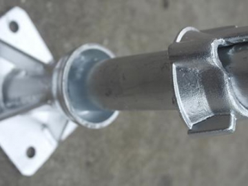 Adaptador ajustável de rodízio para andaime fachadeiro