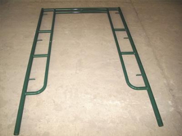 Estrutura de passarela para andaime tubular – trava de encaixe