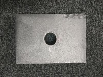 Placa ancoragem para plataforma para concreto