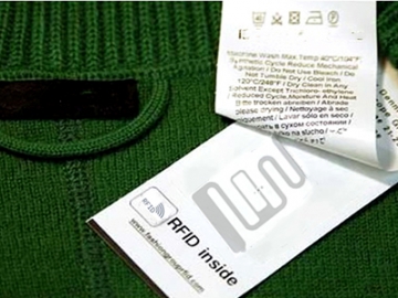 Etiqueta RFID, etiqueta de composição