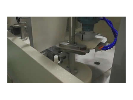 Chanfradeira CNC 3D para vidro de quatro cabeçotes