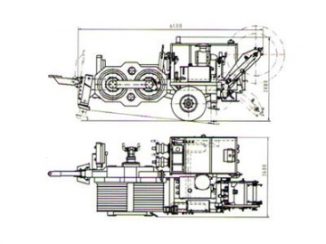 Puxador hidráulico 400kN, SA-YQ400